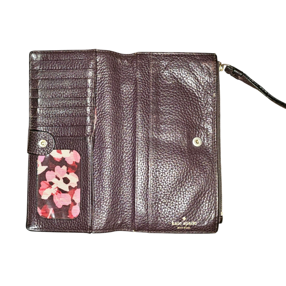 Kate Spade Purple Leather Wallet